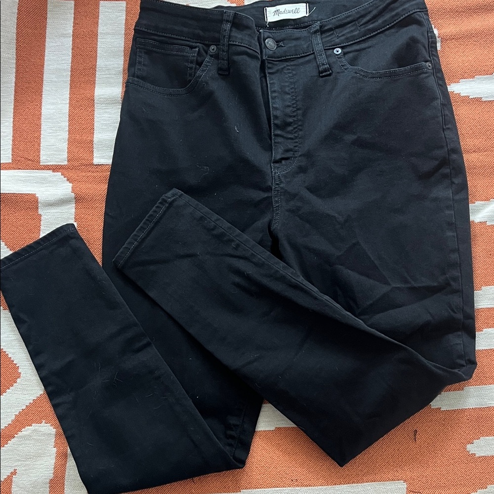 Madewell High Rise Black Jeans